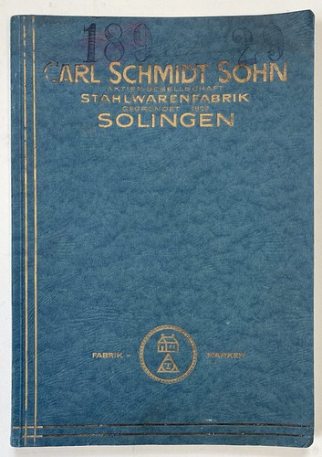 Solingen schmidt katalog - solingen,