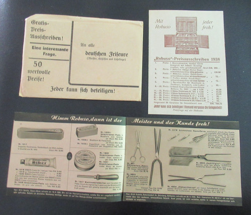 Alte werbung friseur katalog - alte,